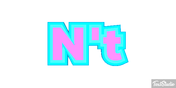 N't Text effect