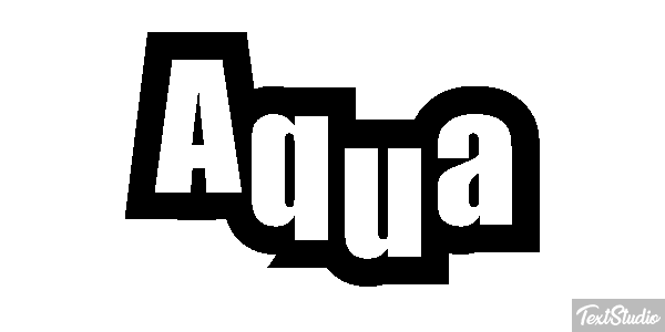 Aqua Text effect