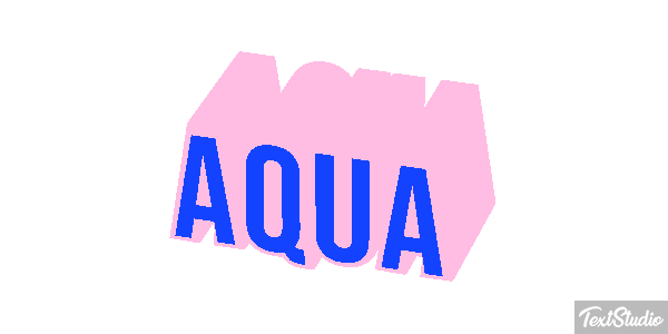 Aqua Text effect