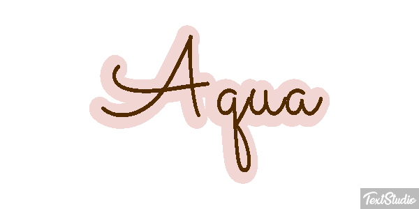Aqua Text effect