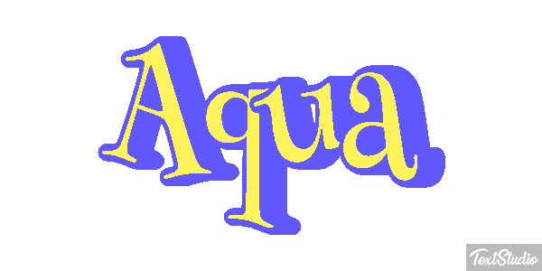 Aqua Text effect