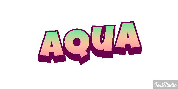 Aqua Text effect