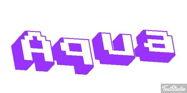 Aqua Text effect