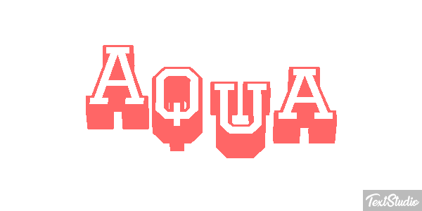 Aqua Text effect