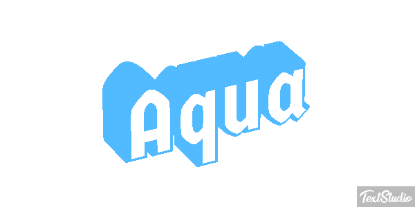 Aqua Text effect