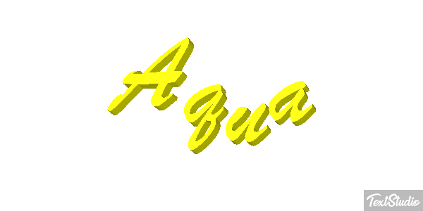 Aqua Text effect