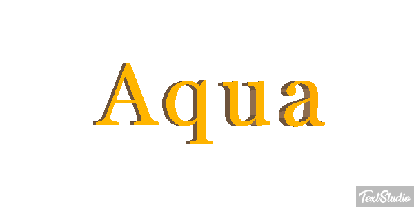 Aqua Text effect