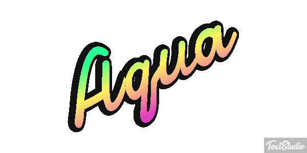 Aqua Text effect
