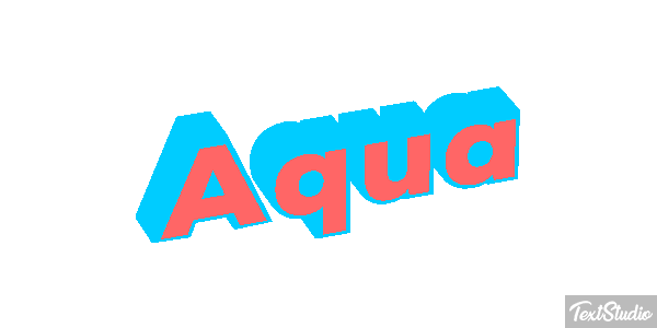 Aqua Text effect