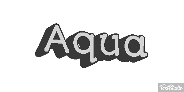 Aqua Text effect