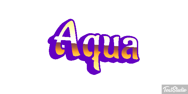 Aqua Text effect