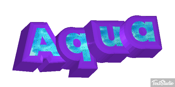 Aqua Text effect
