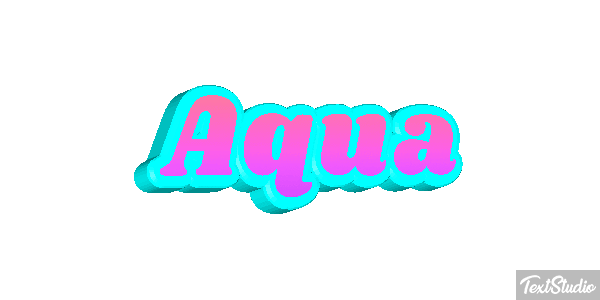 Aqua Text effect