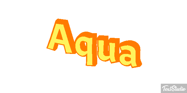 Aqua Text effect