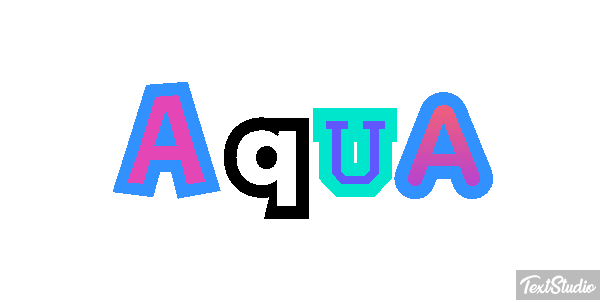 Aqua Text effect