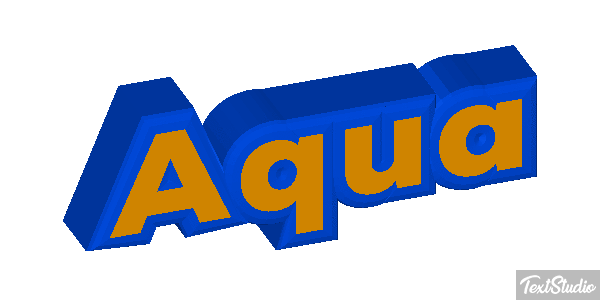 Aqua Text effect