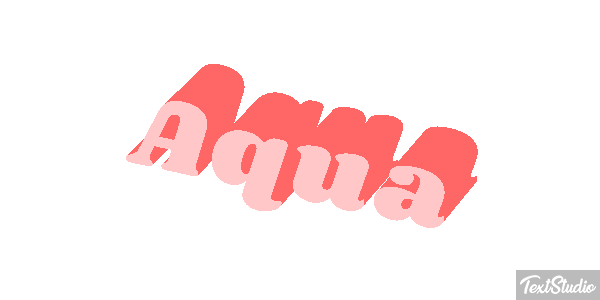 Aqua Text effect