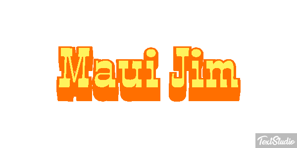 Maui Jim Texteffekt