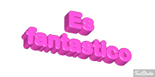 Es fantástico Efecto de texto