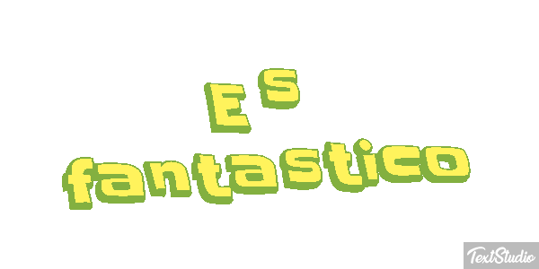 Es fantástico Efecto de texto