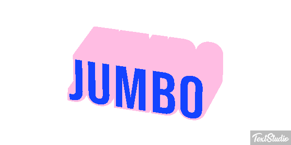Jumbo Texteffekt