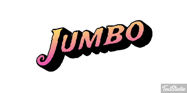 Jumbo Texteffekt