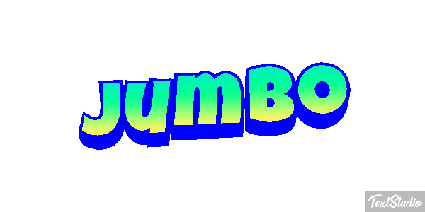 Jumbo Texteffekt