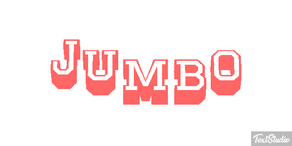 Jumbo Texteffekt