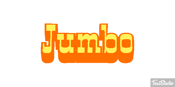 Jumbo Texteffekt