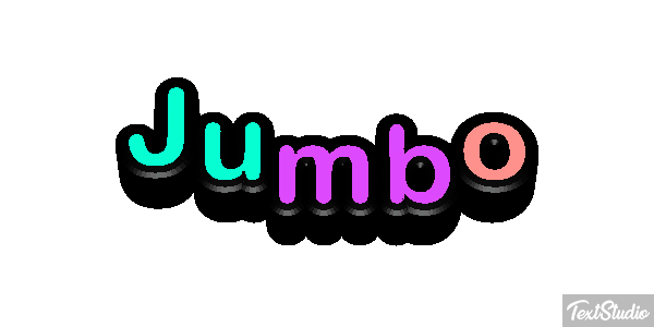 Jumbo Texteffekt