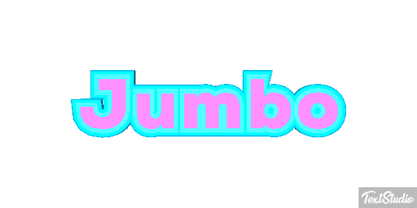 Jumbo Texteffekt