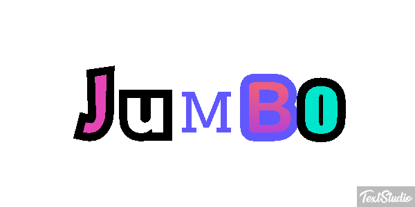 Jumbo Texteffekt