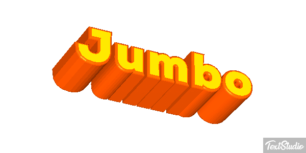 Jumbo Texteffekt