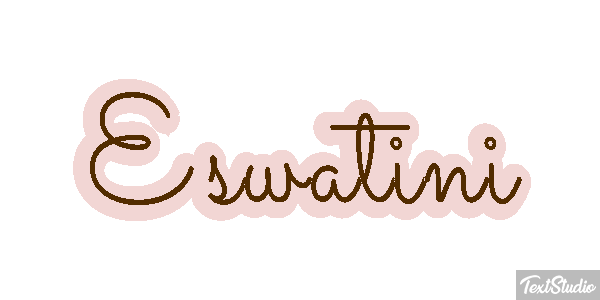 Eswatini Text effect