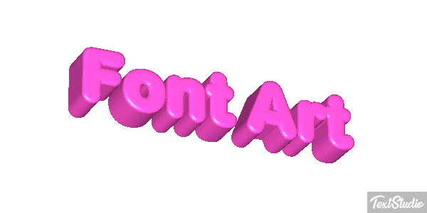 Font Art Texteffekt