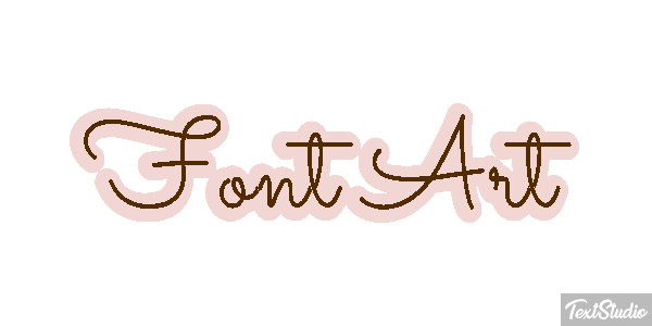 Font Art Texteffekt