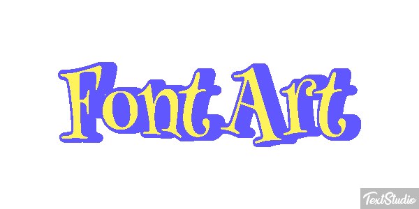 Font Art Texteffekt