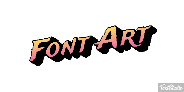 Font Art Texteffekt