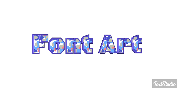 Font Art Texteffekt