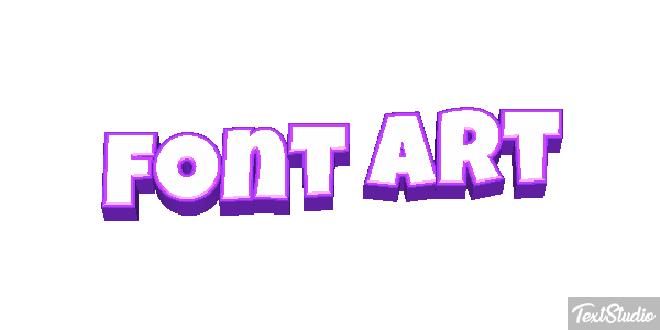 Font Art Texteffekt