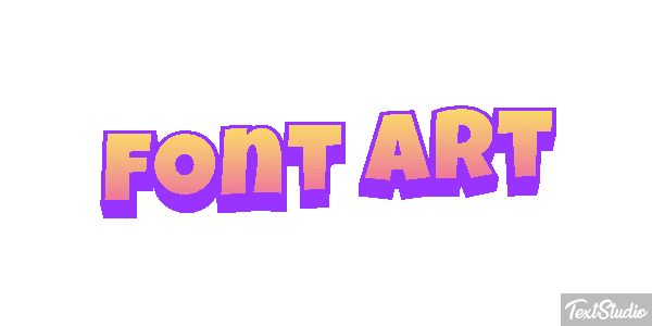 Font Art Texteffekt