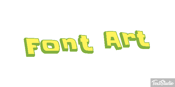 Font Art Texteffekt