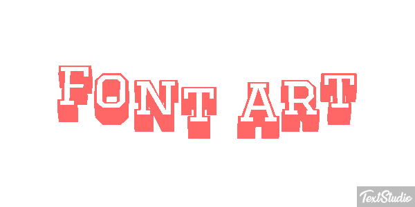 Font Art Texteffekt