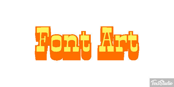 Font Art Texteffekt