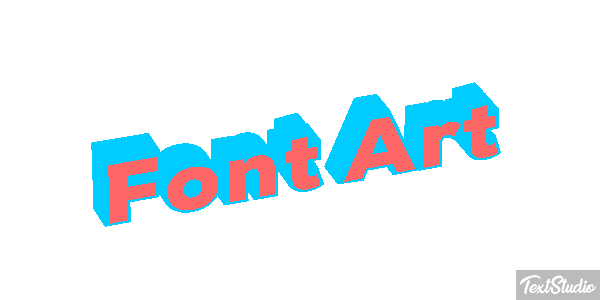 Font Art Texteffekt