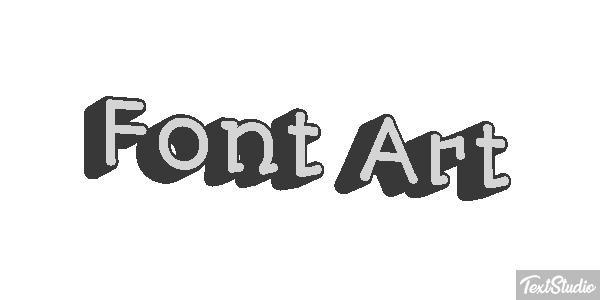 Font Art Texteffekt