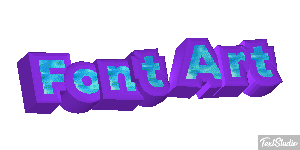 Font Art Texteffekt