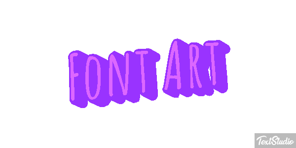 Font Art Texteffekt