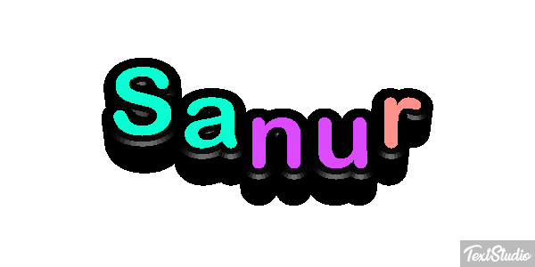Sanur Efekt tekstowy