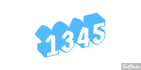 1345 Text effect